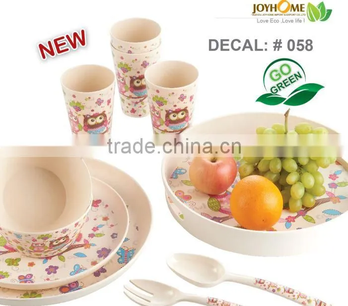 Durable Food Grade Eco-friendly Cute hotel tableware
