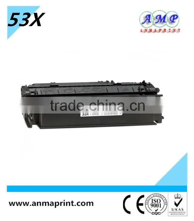 Universal compatible laser Toner Cartridge Supplier Q7553X Laser Printer Cartridge for HP Printers new product