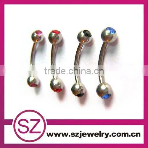 D169 piercing fake eyebrow piercing