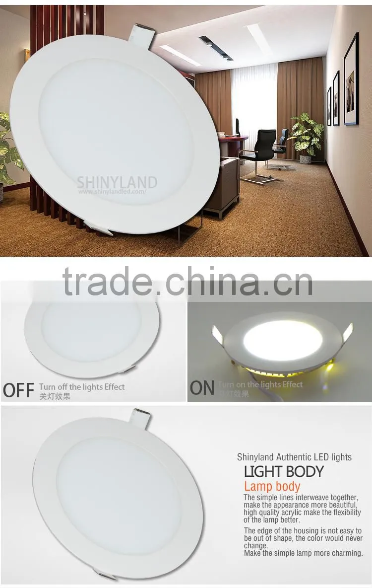 New design 24W aluminium panel light frame with low price