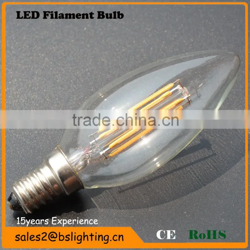 LED A60 E27 6W 3000K Globe LED Filament Bulb