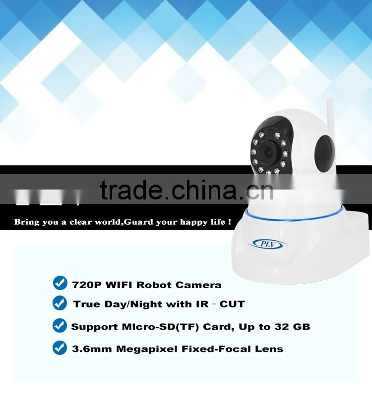 shenzhen top factory 360 degree rotation cctv wireless ip camera wifi baby monitor