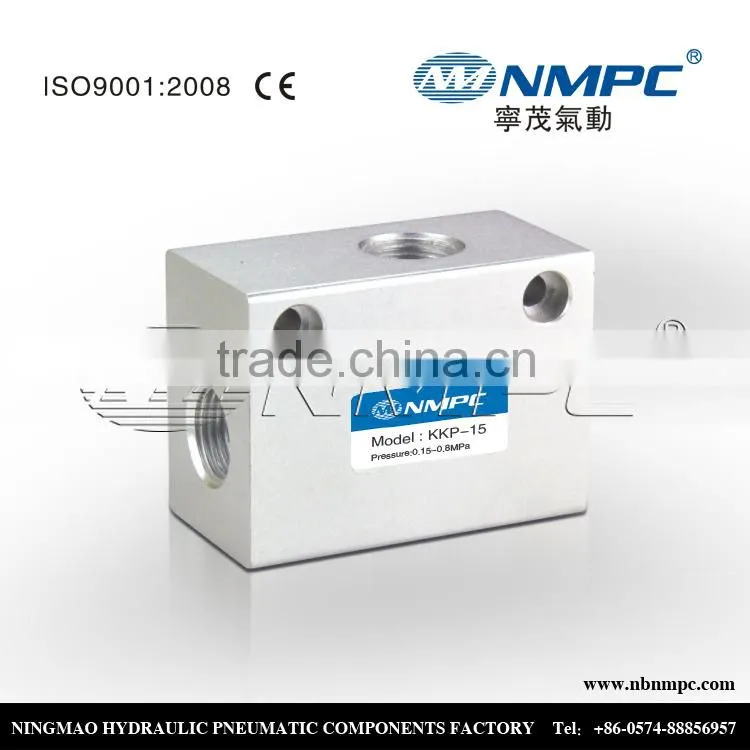ST Type thread pneumatic shuttle valve G1/8,1/4,3/8,1/2,3/4 inch air valve assembly