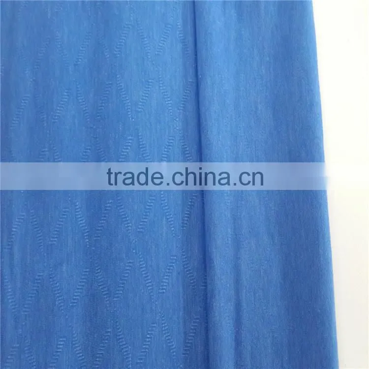 coolmax fabric China supplier cotton polyester spandex jacquard knitted fabric