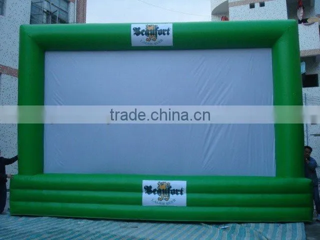 High Quality Green Inflatable Movie Screen
