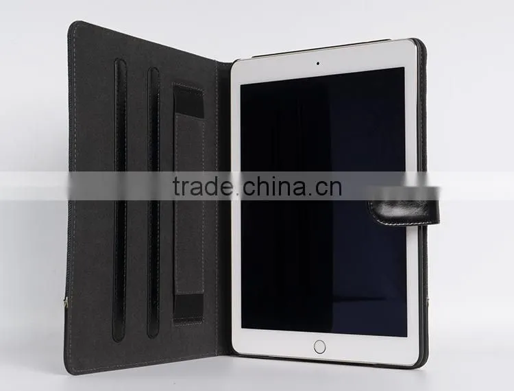 Blue jean & genuine leather protective cover case tablet