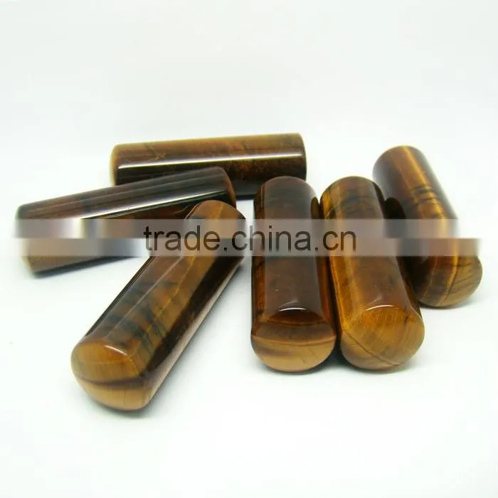 tiger eye stone round gemstone stamp for sale