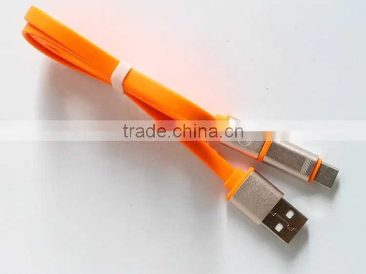 wholesale factory multifuction 2 in 1 Type C cable