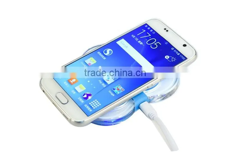 clear love charger qi wireless charger for universal smart phone