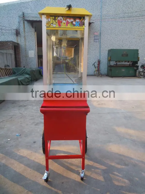 Newest Electric Popcorn Machine with Cart