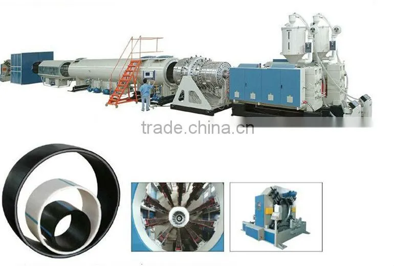 PE pipe extrusion line