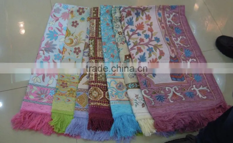 BT-604 muslim prayer carpet rugs with bag Haji