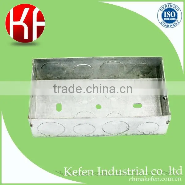 BS4662 3*3 3*6 galvanzed metal box for electricity