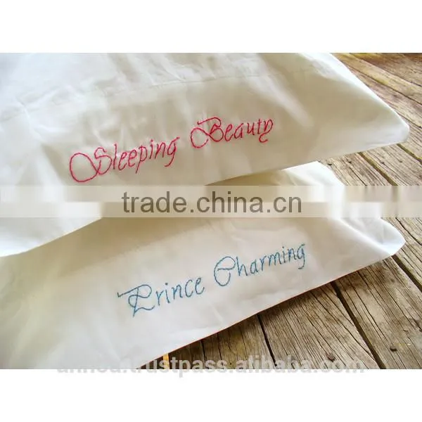 cotton embroidery pillow cases