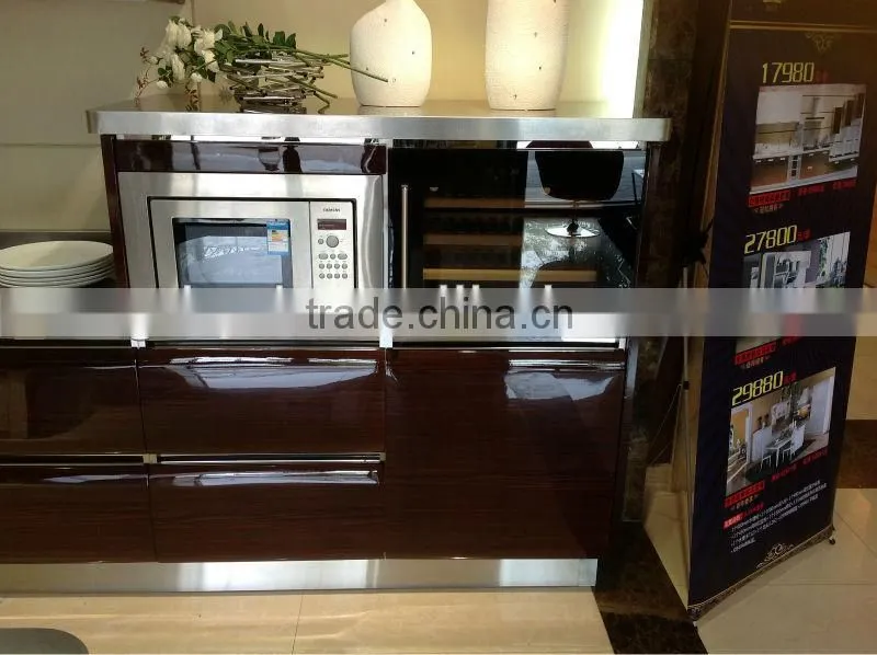 stainless steel kitchen cabinet