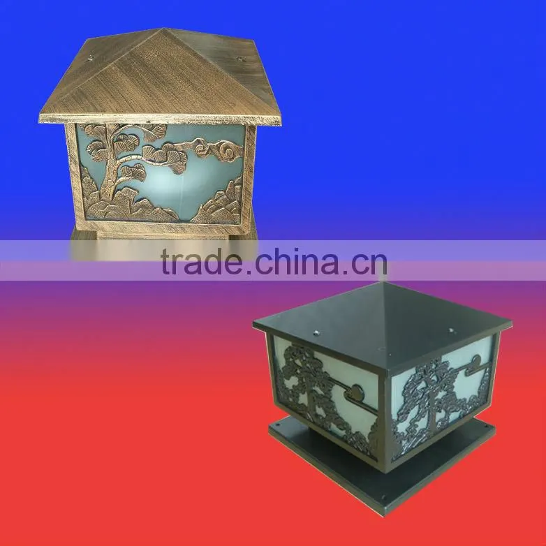 outdoor high quality gate lamp of park lighting