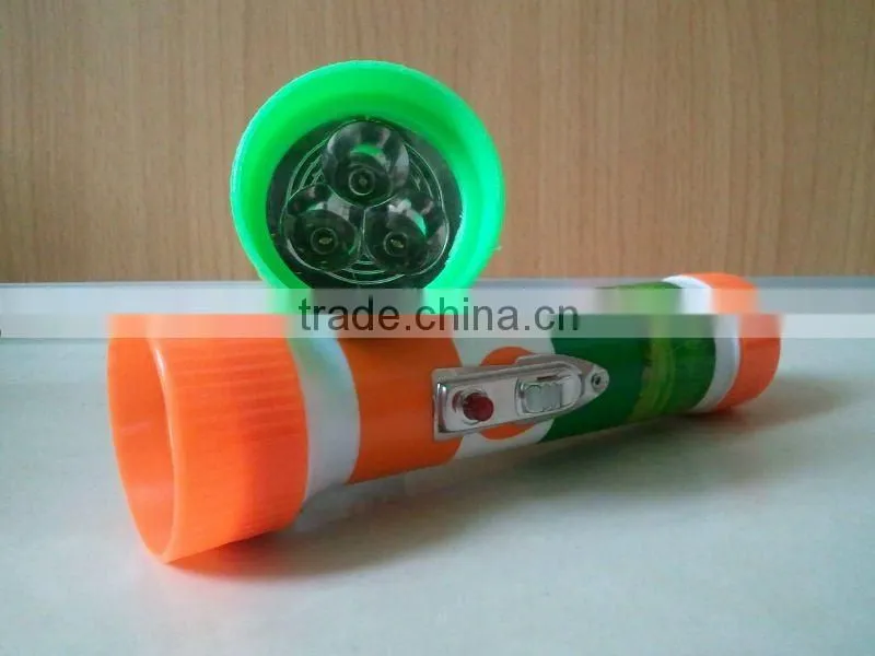 2 D size battery plastic flashligt led bulb