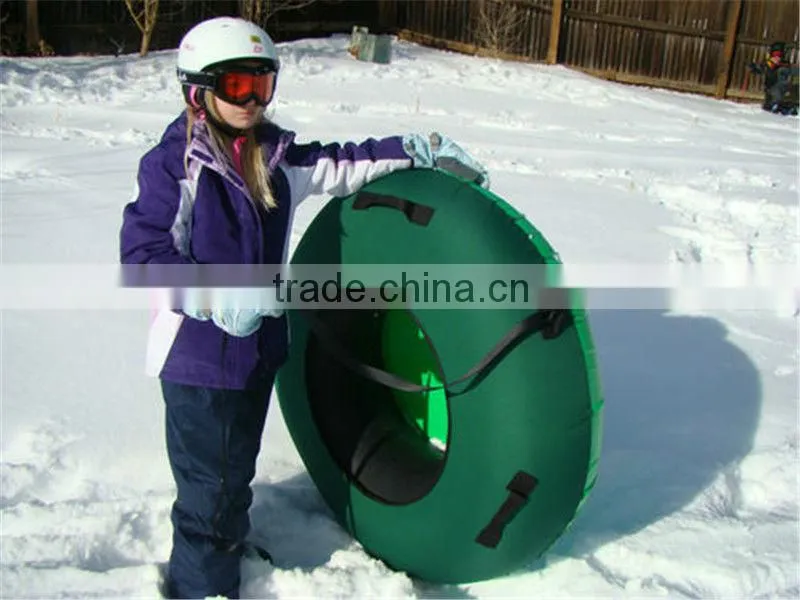 cyclone towable snow tube pvc inflatable snow slide for winter sports