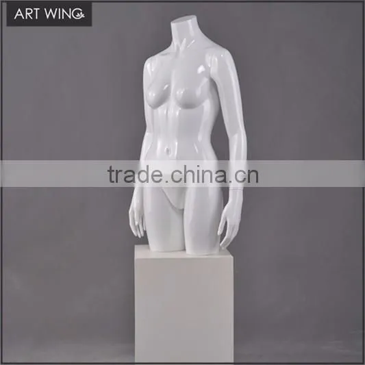 wood arms torso body mannequins female with head