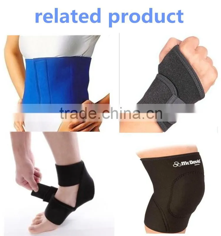 Breathable knee sleeves Neoprene Fabric Rubber Sheet
