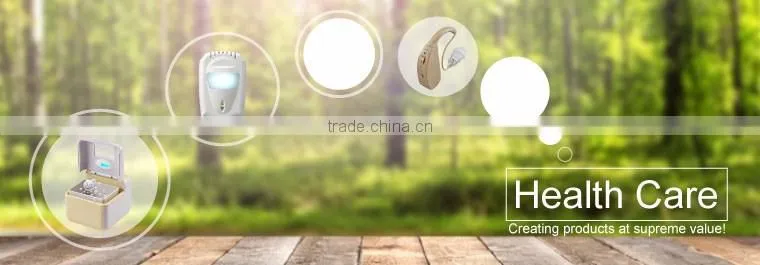 Black Rechargeable Behind The Ear Dual Hearing Aid
