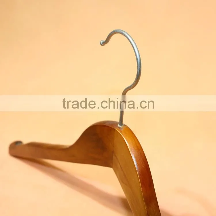 2015 wholesale new design cheap wooden hanger