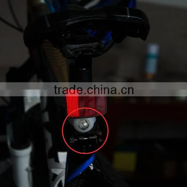 Round Silicone Shell Colorful Rear Light For Bike