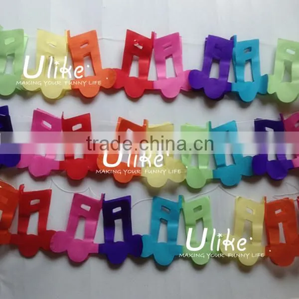 New Birds party garland paper decoration tissue bear honeycomb paper garland