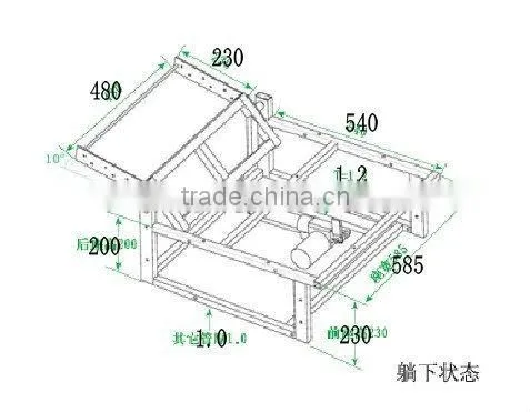 metal sofa bed mechanism sofa frame D203B