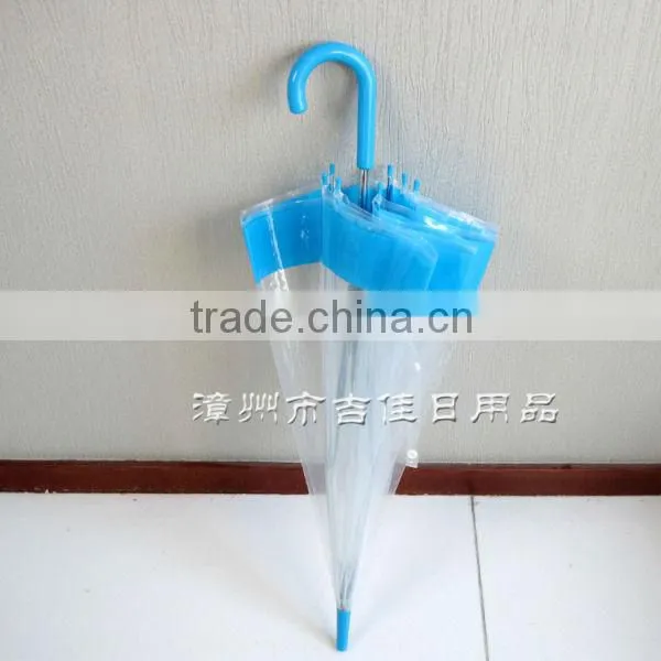 fashion lady clear umbrella
