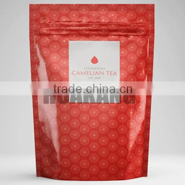 Packaging type aluminum foil camelia tea plastic pouch