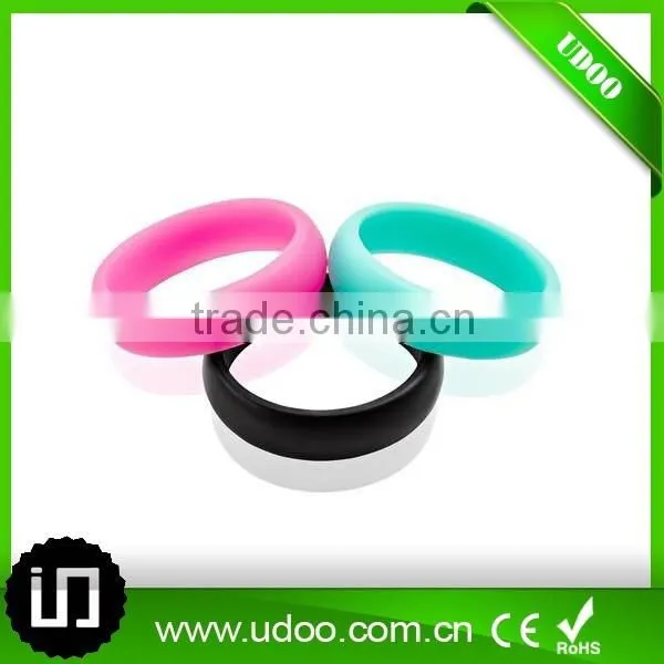 2016 Novelty silicone o ring,anti-bacteria silicone wedding ring