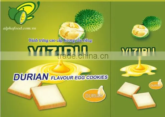 New Flavour Egg Cookies- Durian Flavour