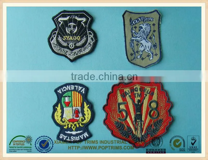 Chinese Embroidery flag patches