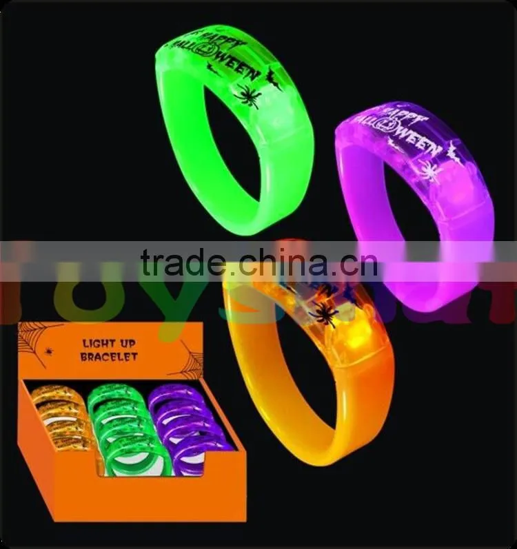 led flashing slap bracelet watch