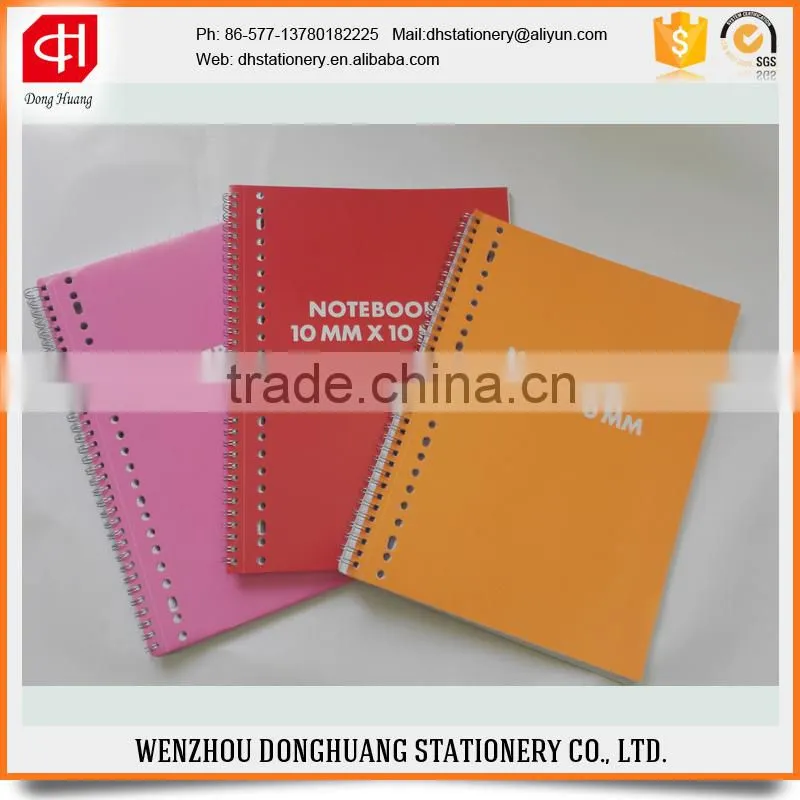 cheap A4/A5/aA6 single spiral notebook