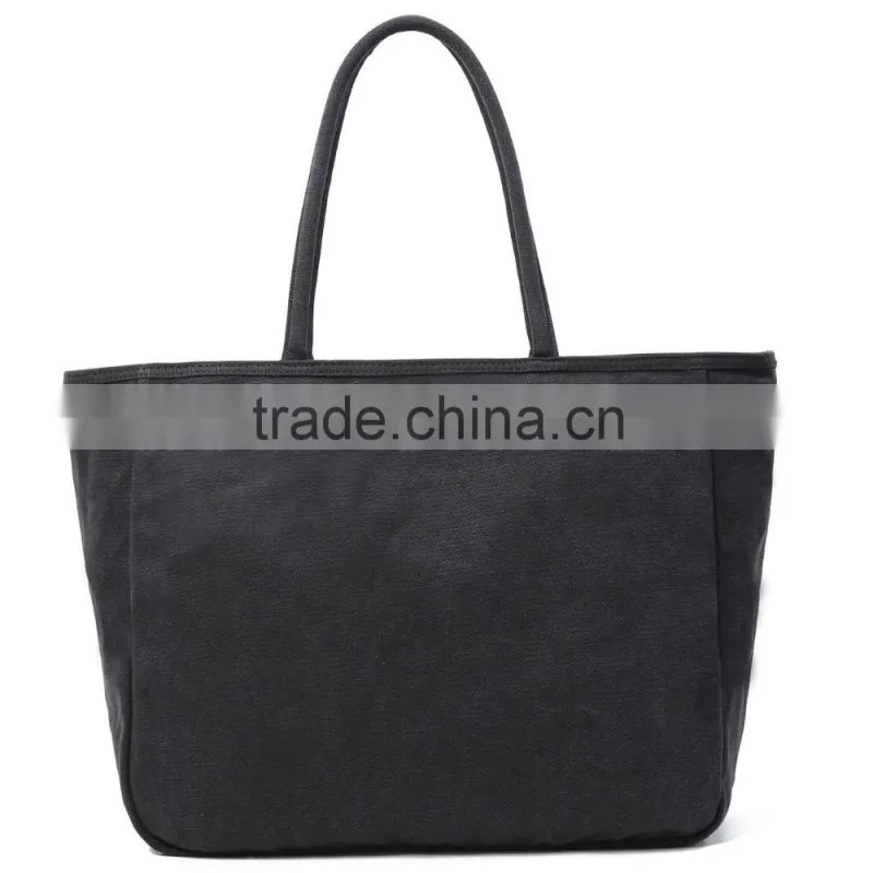 Wholesale fashionable high quality cheap style heavy canvas tote bag GW769