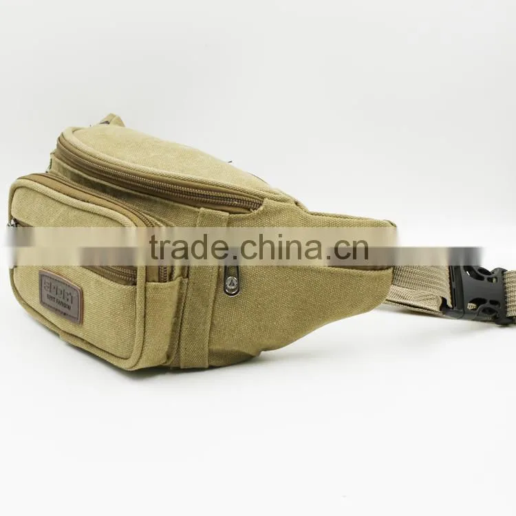 The latest sports leisure waist bag WB-026, A series of outdoor canvas waist pack