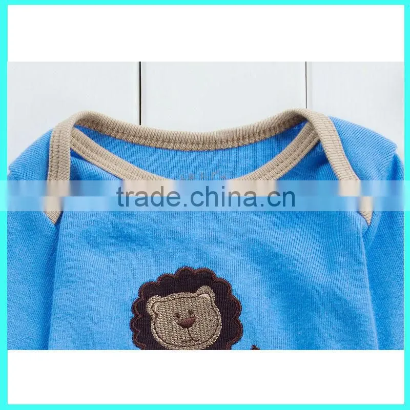 Factory supply embroidery infant boys shirt in cotton