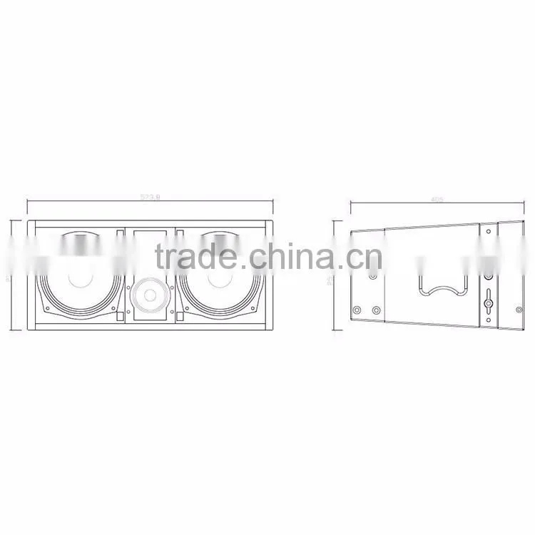 LA2208-Dual 8 Inch 2-way Line Array System/Conference Room Sound System