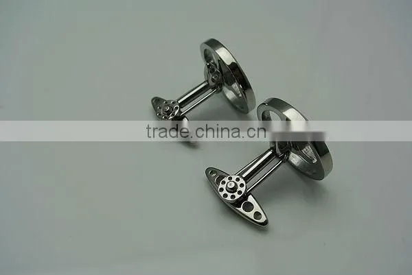World famous car mark men's stainless steel cufflinks/cuff links manufactory/wholesalercufflinks