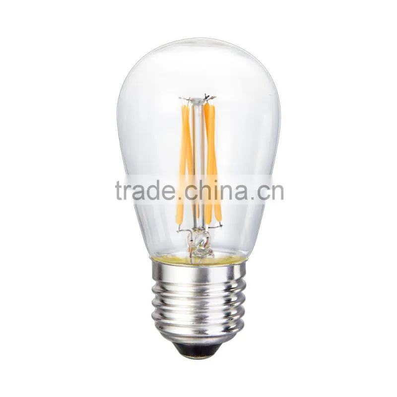 Dimmable ST45 S14 1.5W 3.5W Led Lighting IP20 120V 220V Led Filament Bulbs With CE RoHS Certificated