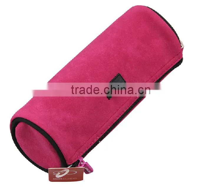 Hot Sell Plush Pen Bag,Cylinder Pencil Pouch,Cylindrical Pouch