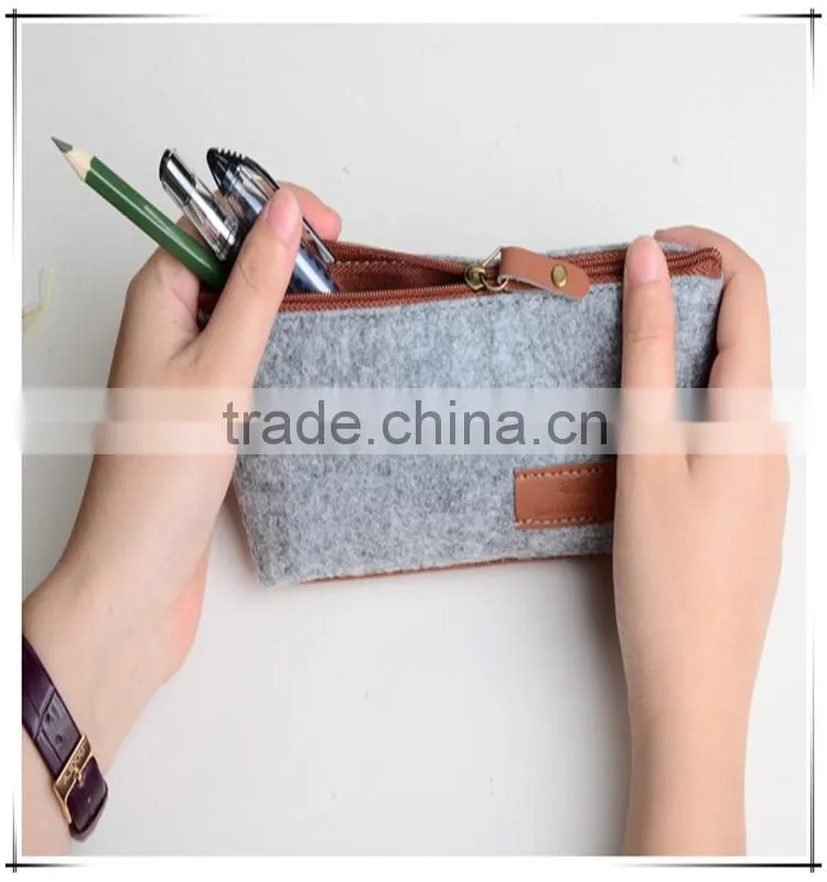 Handmade Felt Kids Bag,Felt Box With Zipper In Rectangle