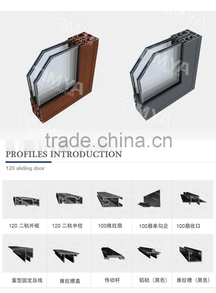 Aluminium Stained Glass Windows And Doors Profile