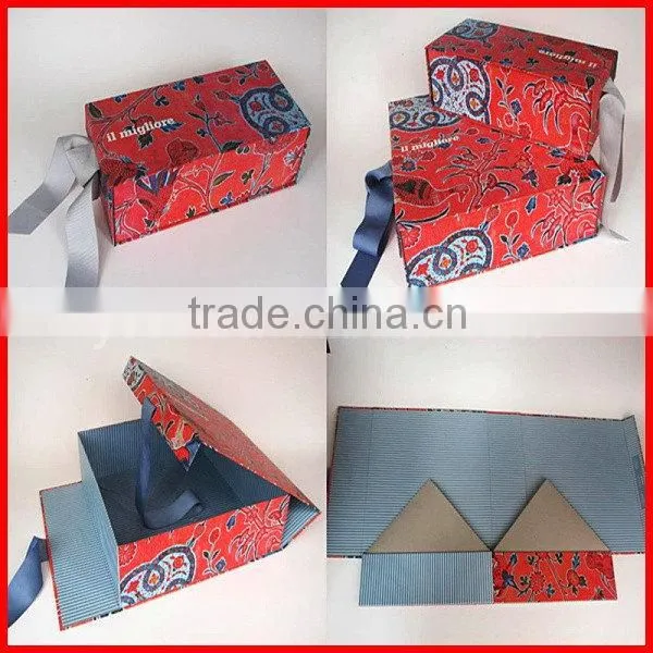 100% Handmade High Quality Elegant Colorful Fold box with custom