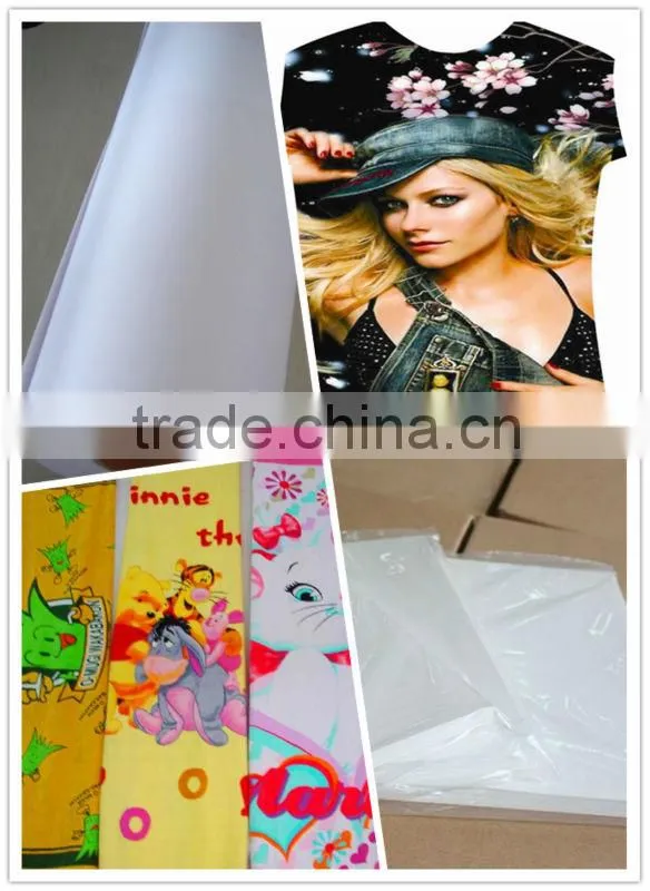 1270mm*30M roll 100g sublimation transfer paper manufacturer in Guangzhou