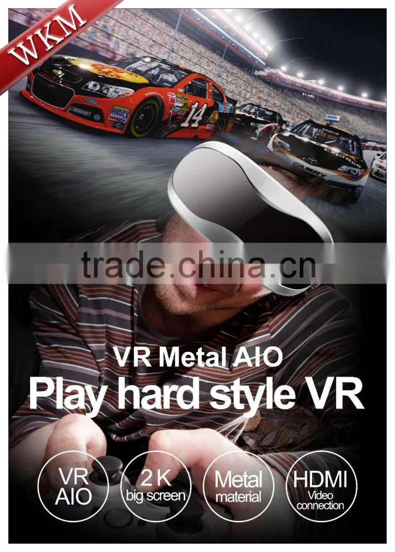 Virtual Reality with Wifi Bluetooth and 360 Degrees Full 3D View All in one VR Glasses