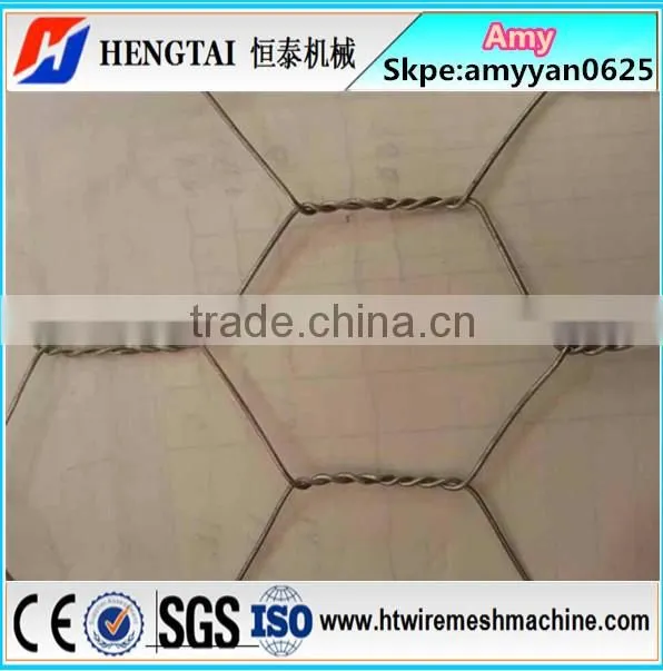 Hexagonal wire netting machine/Gabion mesh making machine 16 years factory