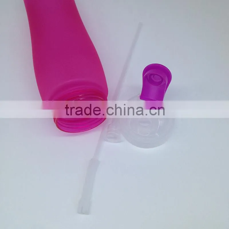 FDA eco-friendly material plastic drinking bottle, straw cup